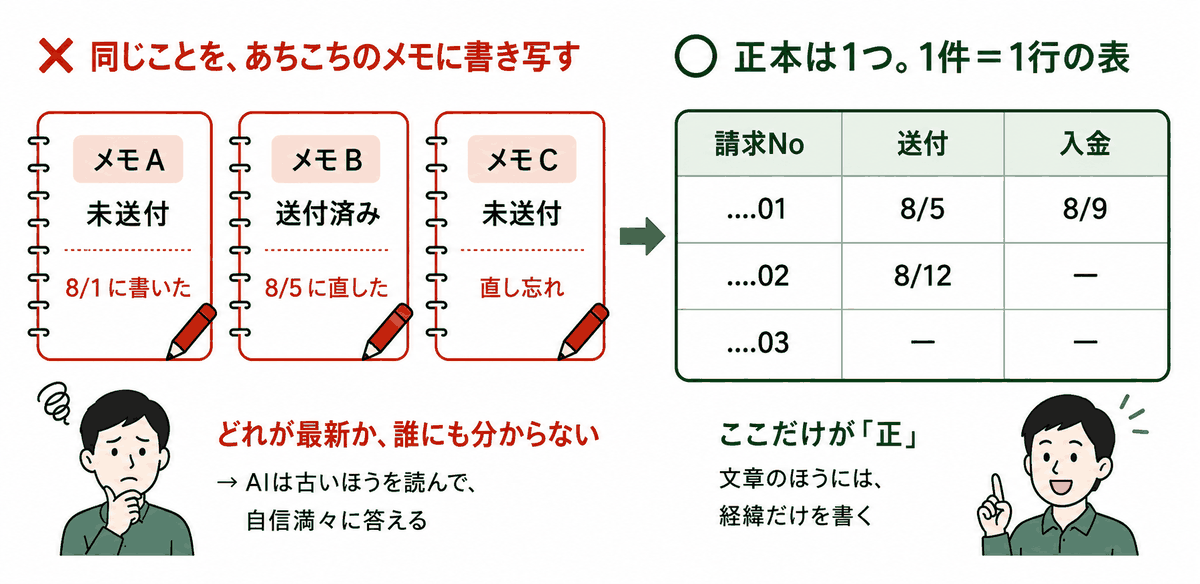 図6 写しは古くなる